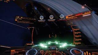 Massive capital class ship arrival - Elite Dangerous