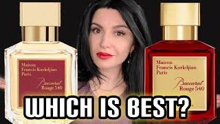 MFK BACCARAT ROUGE 540 EXTRAIT VS EDP - FULL REVIEW & COMPARISON