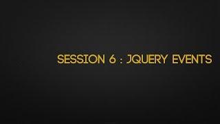 #10 Understanding jQuery in Tamil - jQuery Events