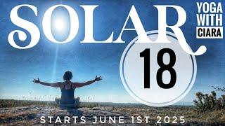 DAY 18: SOLAR : 21-Day Yoga Journey with Ciara