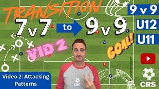 Transition 7v7 to 9v9 Video 2: Attacking Patterns of Play