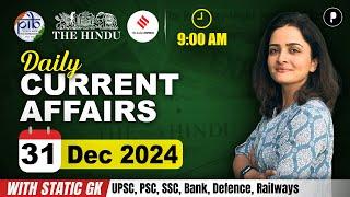 31 December Current Affairs 2024 | Daily Current Affairs | Current Affairs Today