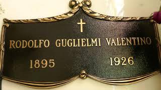 Actor Rudolph Valentino Grave Cathedral Mausoleum Hollywood Forever Cemetery LA California USA 2024