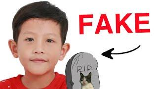 This Kid Faked His Cats Death