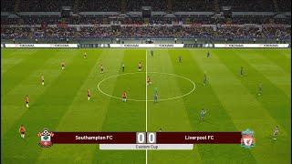 Southampton vs Liverpool | EFL Cup | PES 2021 | PC Gameplay | 4K