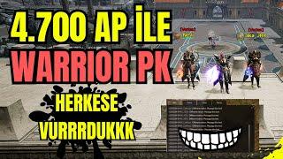 Rise Online | 4.700 AP İLE FULL PK | FLOODLAR YAĞMUR :D WARRİOR YERE VURMA PK | Rise Online World