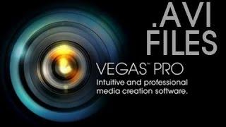 How To Import .AVI Files To Sony Vegas Pro 13 Fix