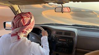 Dune bashing in the Omani desert