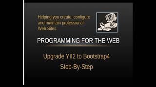 How to Upgrade to BOOTSTRAP 4  in Yii2- Part 1 - STEP-BY-STEP Basic Project  Setup