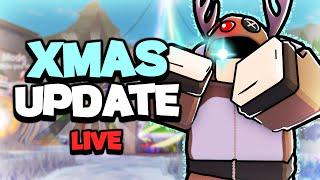  CHRISTMAS EVENT IS HERE!! + x2 Giveaways every 10 subs! | Dungeon Quest #robloxlive #live