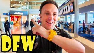 Dallas Forth Worth (DFW) International Airport D Gates Tour