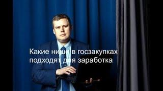 Ниши в госзакупках - выбери про какую нишу мне рассказать подробно и в цифрах