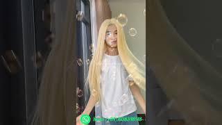 Парик блонде 80см - натуральные волосы с фабрики волос Anka Hair