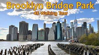 Brooklyn Bridge Park, New York | 4K Walking Tour