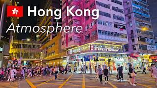  Hong Kong Atmosphere in 4K: Night Edition