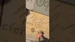 Marilyn Monroe’s Cement Handprint – 1953 vs 2025