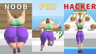 NOOB vs PRO vs HACKER - Fat 2 Fit!