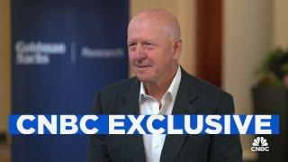 Goldman Sachs CEO David Solomon says the economy is in pretty good shape