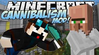 Minecraft | CANNIBALISM MOD! (Eating Dr Trayaurus!) | Mod Showcase