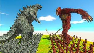 Growing Godzilla 2014 VS Scar King | Godzilla Fight Comparison