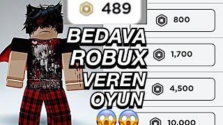 BEDAVA ROBUX VEREN OYUN! || BEN ŞOK OLDUM | - Roblox Türkçe