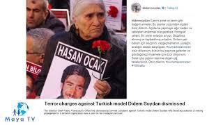Terror charges against Turkish model Didem Soydan dismissed