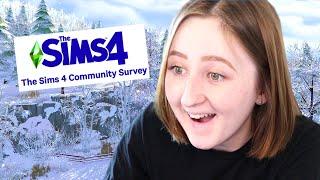 NEW WINTER PACK FOR THE SIMS?! | Community Survey