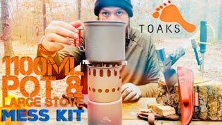 Toaks Titanium Large Stove - 1100ml Pot