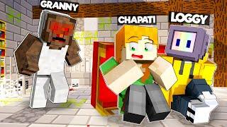 GRANNY KE GHAR SE LOGGY BHAG GAYA | MINECRAFT