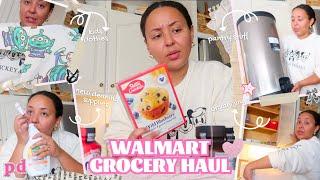 WALMART GROCERY HAUL | NEW CLEANING SUPPLIES, PANTRY ORGANIZING , KIDS FALL CLOTHES | Page Danielle