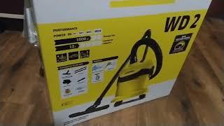 Распаковка KARCHER WD 2 из Rozetka