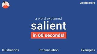 SALIENT - Meaning and Pronunciation
