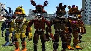 Garry's Mod (GMod) Five Nights at Freddy's 4 (FNAF 4) NPCs