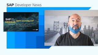 Open Sourcing CAP Webcast, SAP TechEd AI, Devtoberfest, Free Certifications | SAP Developer News