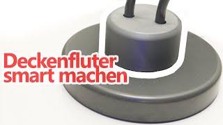 Deckenfluter mit Shelly 2.5 smart machen