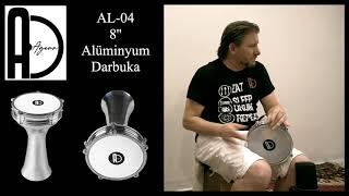 Agean Percussion 8'' Aluminium Darbuka