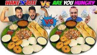 Wake’N’Bite Vs ARE YOU HUNGRY THALI CHALLENGE BIGGEST THANGABALI THALI EATING COMPETITION