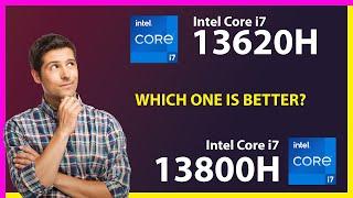 INTEL Core i7 13620H vs INTEL Core i7 13800H Technical Comparison