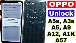 OPPO A5s, A3s, A1k, A57, A12, A5, A9 Hard Reset (Without Pc 2023) All Type Password Lock Remove | ok