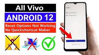 All Vivo ANDROID 12 - FRP BYPASS {No Set Screen Lock/No Reset Options} No PC Required!