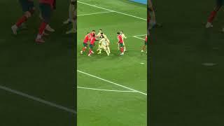 BOX CHAOS!  PORTUGAL CORNER TURNS INTO WAR FAN CAM | Spain vs Portugal | Nations League Final