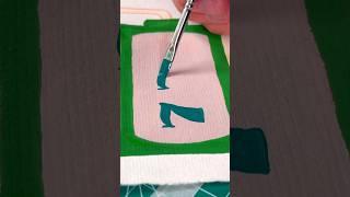 What’s your lucky number?  #art #satisfying #painting #gouachepainting #illustration