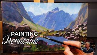 Livestream REPLAY - June 2024 - Painting Mountains!