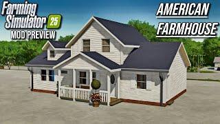 Mod Preview - IT'S MY HOUSE! - American Farmhouse (by OmaTana) | Farming Simulator 25