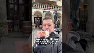 Spending 10 euros in the worlds richest country   #luxembourg #travel #europetravel
