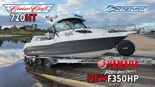 Cruise Craft 720 Exp with all NEW Yamaha V6 F350hp Outboard