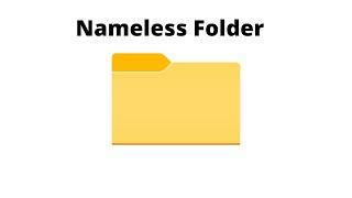 Nameless folder