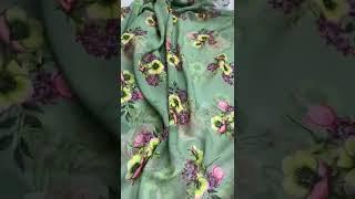 Floral Digital Printed Georgette Fabric