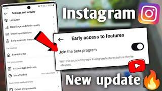 Instagram new update , Early access to features , How to join instagram beta version  #instagram