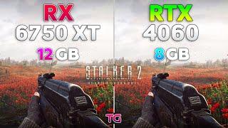 S.T.A.L.K.E.R. 2 - RTX 4060 vs RX 6750 XT | 1080p | 1440p